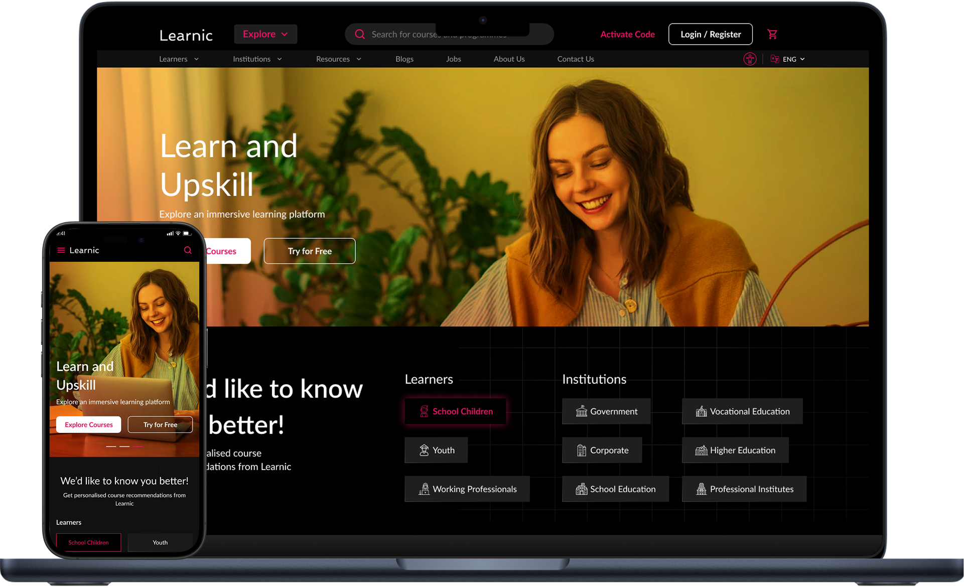Learnic: Holistic Educational Support, Crafted for Individual Success.